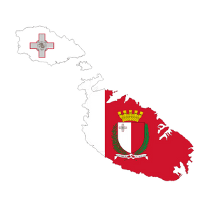 Bandiera Malta - PNG