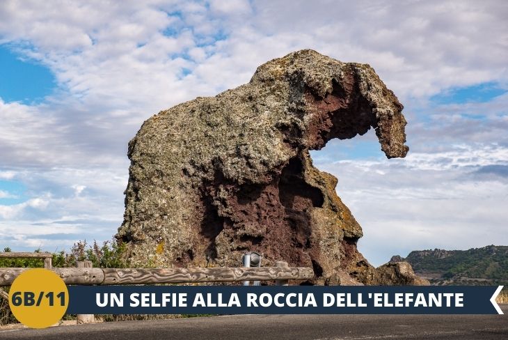 Se sei a Castelsardo, non può mancare un selfie “acchiappa like” con la famosa Roccia dell’Elefante, un enorme masso risalente al periodo prenuragico che assomiglia ad un elefante per la sua conformazione. (escursione mezza giornata)