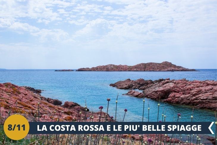 Isola Rossa e spiaggia Longa - un pomeriggio al mare in uno dei posti più turistici della Sardegna, il piccolo borgo di pescatori Isola Rossa, il quale ci regala splendidi colori, meravigliose spiagge di sabbia bianca finissima, l’azzurro incantevole del suo mare e il rosso delle sue rocce, ideale per un pomeriggio di relax.  (escursione mezza giornata)