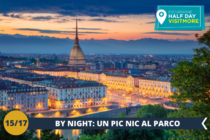 Torino by night. Ci dirigeremo al tramonto ai Giardini Reali per un dare quattro calci ad un pallone e per un pò di relax; poi cena al sacco ammirando il tramonto e tempo libero nel centro città.