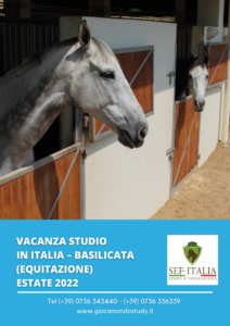 Brochure informative e "Modulo consenso genitori" - Giocamondo Study-VACANZA-STUDIO-IN-ITALIA-–-BASILICATA-EQUITAZIONE-ESTATE-2022-212x300