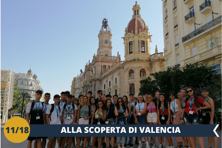 WALKING TOUR alla scoperta di Valencia, del suo centro storico e dei suoi luoghi più emblematici, tra cui la Lonja de la Seda, dichiarato patrimonio mondiale dell'umanità dall'UNESCO. (escursione di mezza giornata)