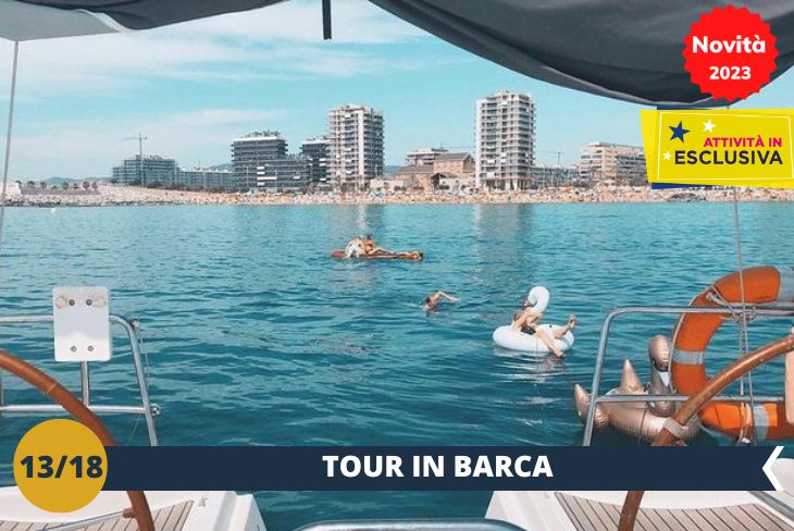 NOVITÀ!!! Una gita curiosa e attraente, a bordo di un'imbarcazione a motore, effettuando una piccola traversata per conoscere il litorale di Barcellona. (escursione di mezza giornata)
