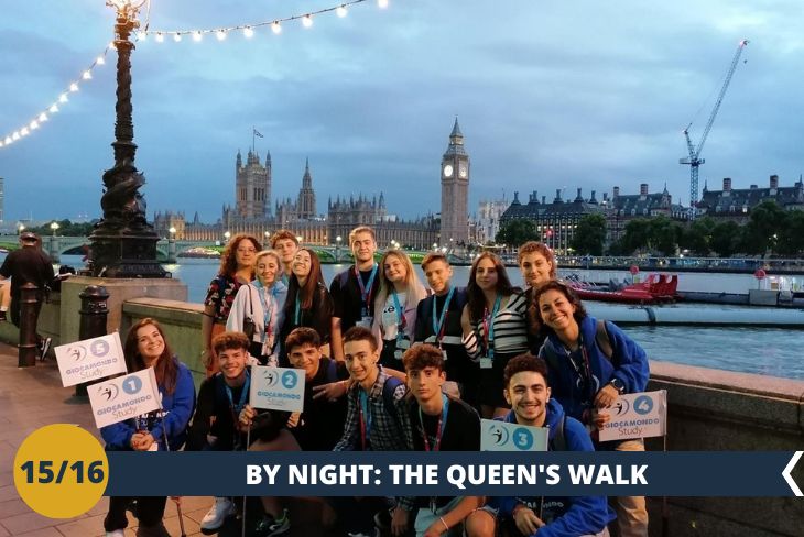 LONDON BY NIGHT: River Walk per deliziare la vostra vista con il Tower Bridge illuminato e fare una passeggiata lungo il fiume più famoso del mondo!