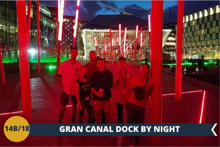 Giungerete quindi al GRAND CANAL DOCK dove potrete godervi uno degli scenari più instagrammati di Dublino.