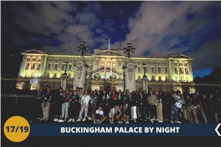 LONDON BY NIGHT: hai mai visto Buckingham Palace illuminato di notte? Con Giocamondo Study potrai! Una fantastica escursione notturna per vedere il Palazzo Reale in ogni sua veste.