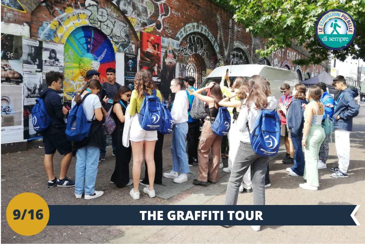 The best Graffiti tour! Un fantastico tour per apprezzare da vicino la street art londinese. Brick Lane e Shoreditch sono i due quartieri in cui ci perderemo col naso all’insù per ammirare le opere create sui muri dei palazzi. Siete pronti a trovare le opere di Banksy? (Escursione di mezza giornata)