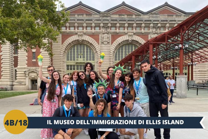 Successivamente, faremo tappa al vicino Museo Nazionale dell’Immigrazione (ingresso incluso) di Ellis Island, che ricorda gli immigrati venuti a cercare fortuna in America. (escursione di mezza giornata)