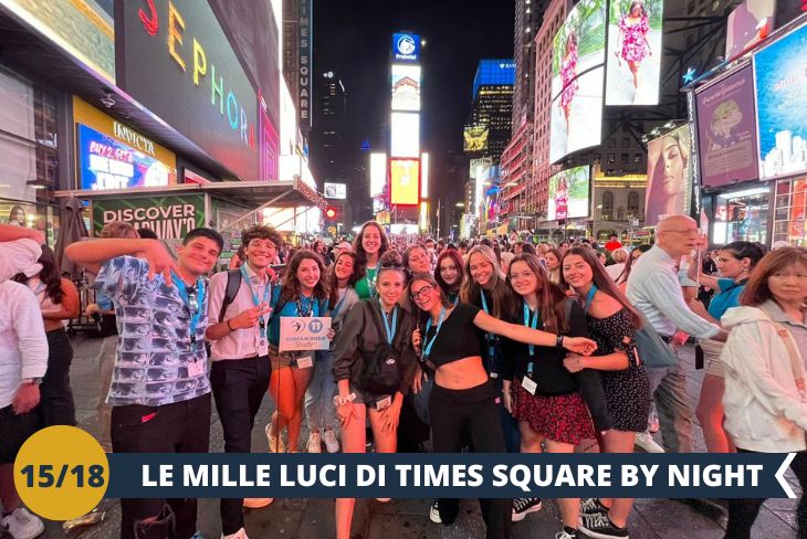 NEW YORK BY NIGHT: Tour serale di Times Square.
