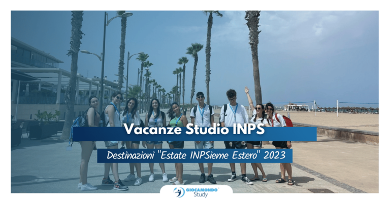 Estate INPSieme 2023 – Vacanze Studio INPS – Destinazioni Estero Giocamondo Study