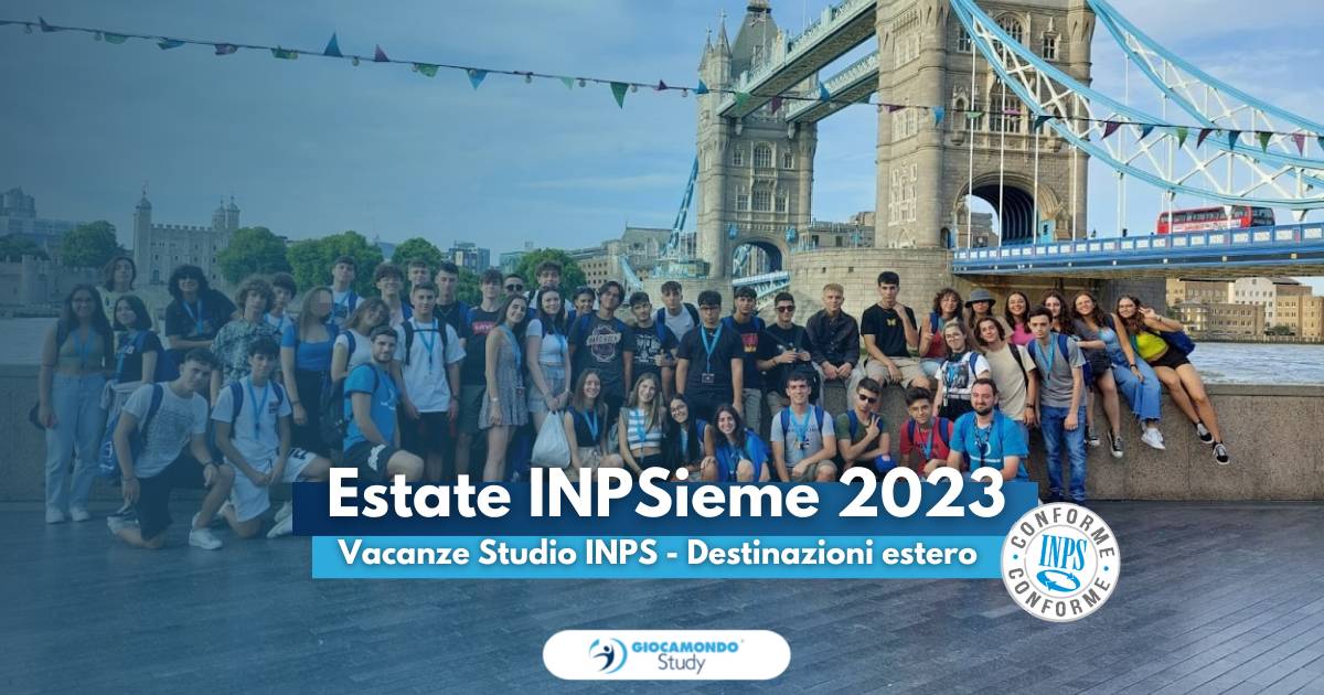 Estate INPSieme 2023 - Vacaze Studio INPS - Giocamondo Study - Destinazioni Estero