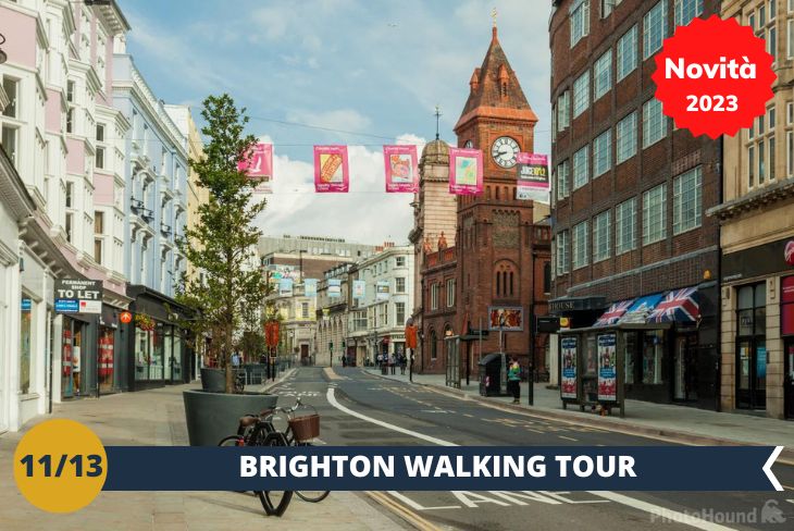 Un fantastico walking tour attraverso la città di Brighton. Vi porteremo a spasso per le vie del centro per conoscere questa affascinante città costiera. Brighton ha una storia ricca e affascinante che risale a secoli fa. L'area fu originariamente colonizzata dai sassoni nel V secolo ed era conosciuta come "Beorthelm's Tun" (Fattoria di Beorthelm). Nel corso del tempo, il nome si è evoluto in "Brighthelmstone" e poi semplicemente in "Brighton". Siete pronti a conoscere la sua storia e a scoprire le sue bellezze? (escursione mezza giornata)