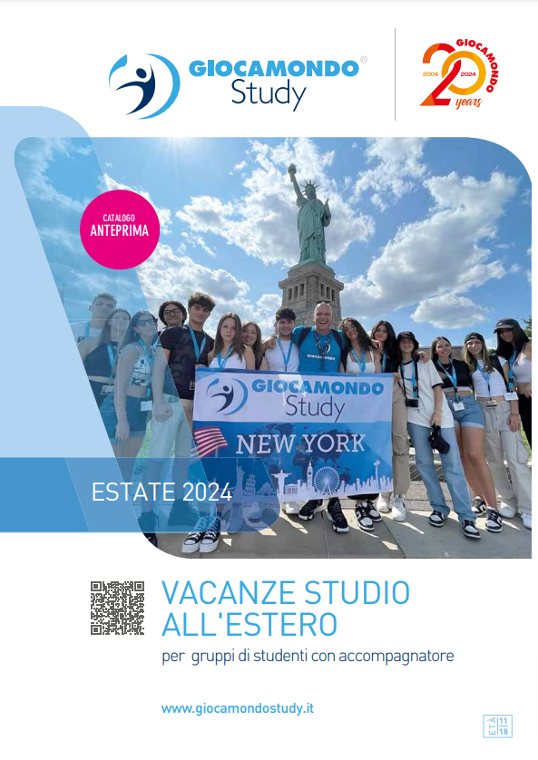Vacanze Studio per gruppi di studenti con accompagnatore-Copertina-Catalogo-2024