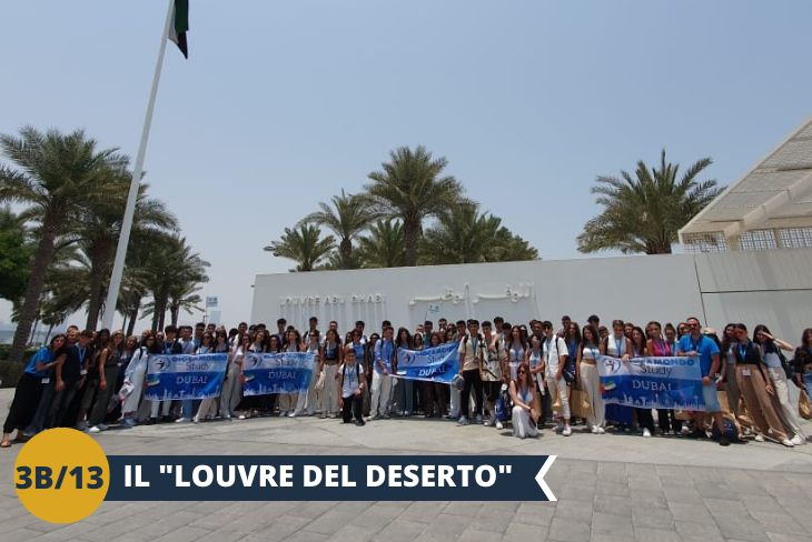 ESCURSIONE DI INTERA GIORNATA ad ABU DHABI. Visiterete il fantastico LOUVRE di Abu Dhabi (ingresso incluso), il primo avamposto internazionale del famoso museo francese.
