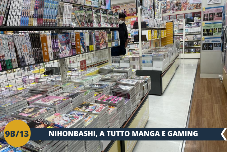 NIPPONBASHI è un quartiere commerciale con centinaia di negozi di elettronica ma è soprattutto il regno degli acquisti per appassionati di action figures, modellismo, videogames, manga, anime, e degli immancabili Maid Cafè. (escursione di mezza giornata)