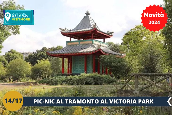 NOVITA’ 2024! BY NIGHT: Vi porteremo in un viaggio incantato nel Victoria Park di Londra, dove ammireremo la maestosa Chinese Pagoda. Immersi nella bellezza del parco, scopriremo questa struttura iconica, simbolo di grazia e storia. Con il nostro pic-nic sotto i rami secolari, vivremo l'atmosfera incantata del parco e ci lasceremo avvolgere dalla magia di questa splendida Pagoda. Un'esperienza perfetta per godersi la tranquillità della natura in una cornice senza tempo.