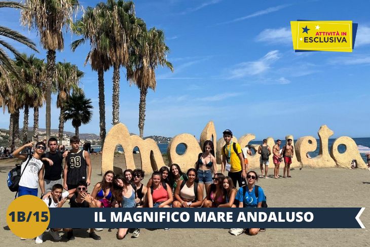 Porta d'accesso a spiagge incantevoli, Malaga è una tappa imperdibile per scoprire l'Andalusia più autentica. Concluderemo la nostra giornata in spiaggia per godere del magnifico mare andaluso.