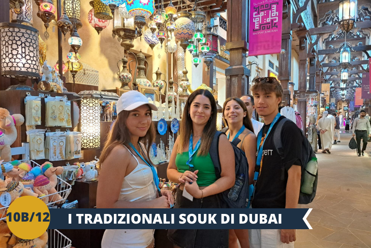 OLD DUBAI TOUR Ci addentreremo nel pittoresco Souk, il chiassoso e colorato mercato a cielo aperto dove si può trovare davvero di tutto! (escursione di mezza giornata)