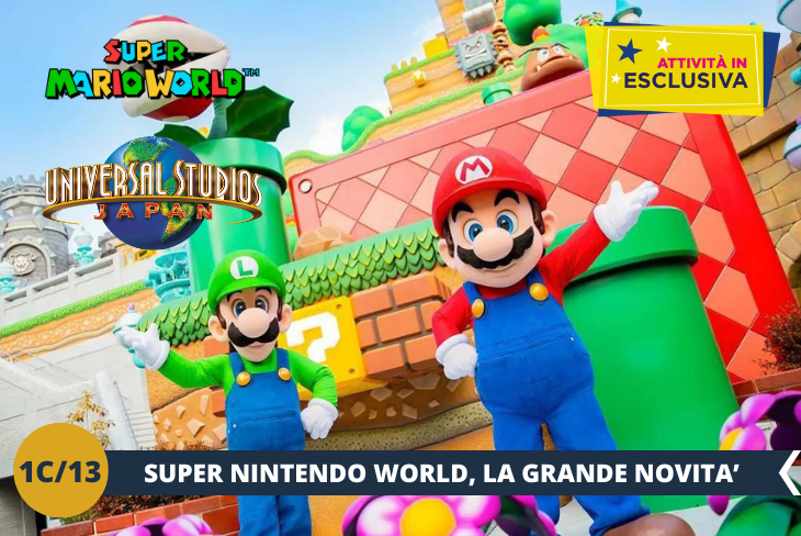 Inoltre, è stata inaugurata nel 2023, la sezione interamente dedicata a Nintendo Super Mario, non vediamo l’ora!