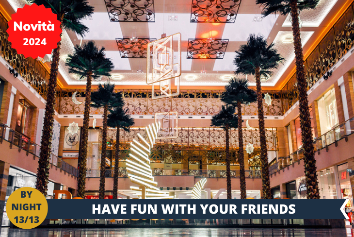 Dubai By Night: Una fantastica serata al Mirdif City Center, uno shopping mall con più di 400 negozi e tra i più frequentati della città! Un luogo divertente e giovane con un’immensa gamma di attività ….per momenti divertenti ed esilaranti assieme a tanti nuovi amici